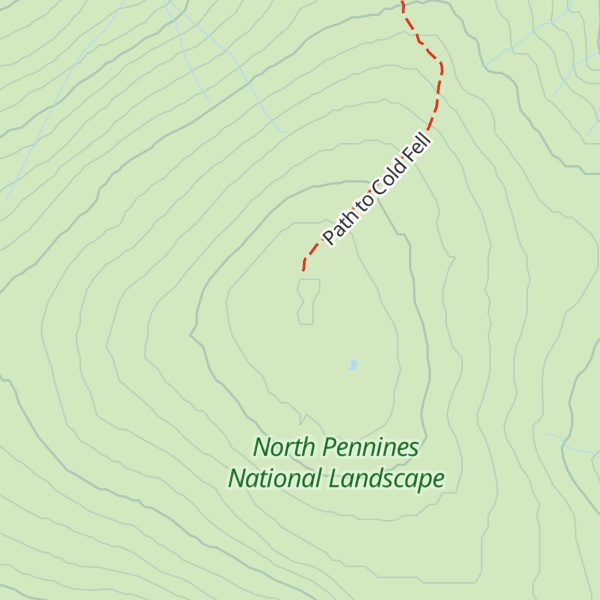 Map of Cold Fell