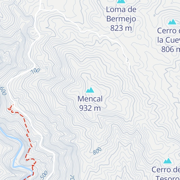 Map of Mencal