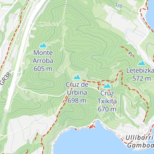 Map of Cruz de Urbina