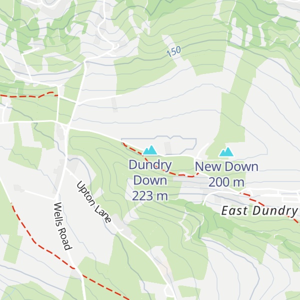 Map of Dundry Down