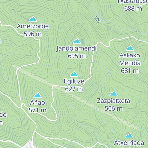 Map of Egiluze