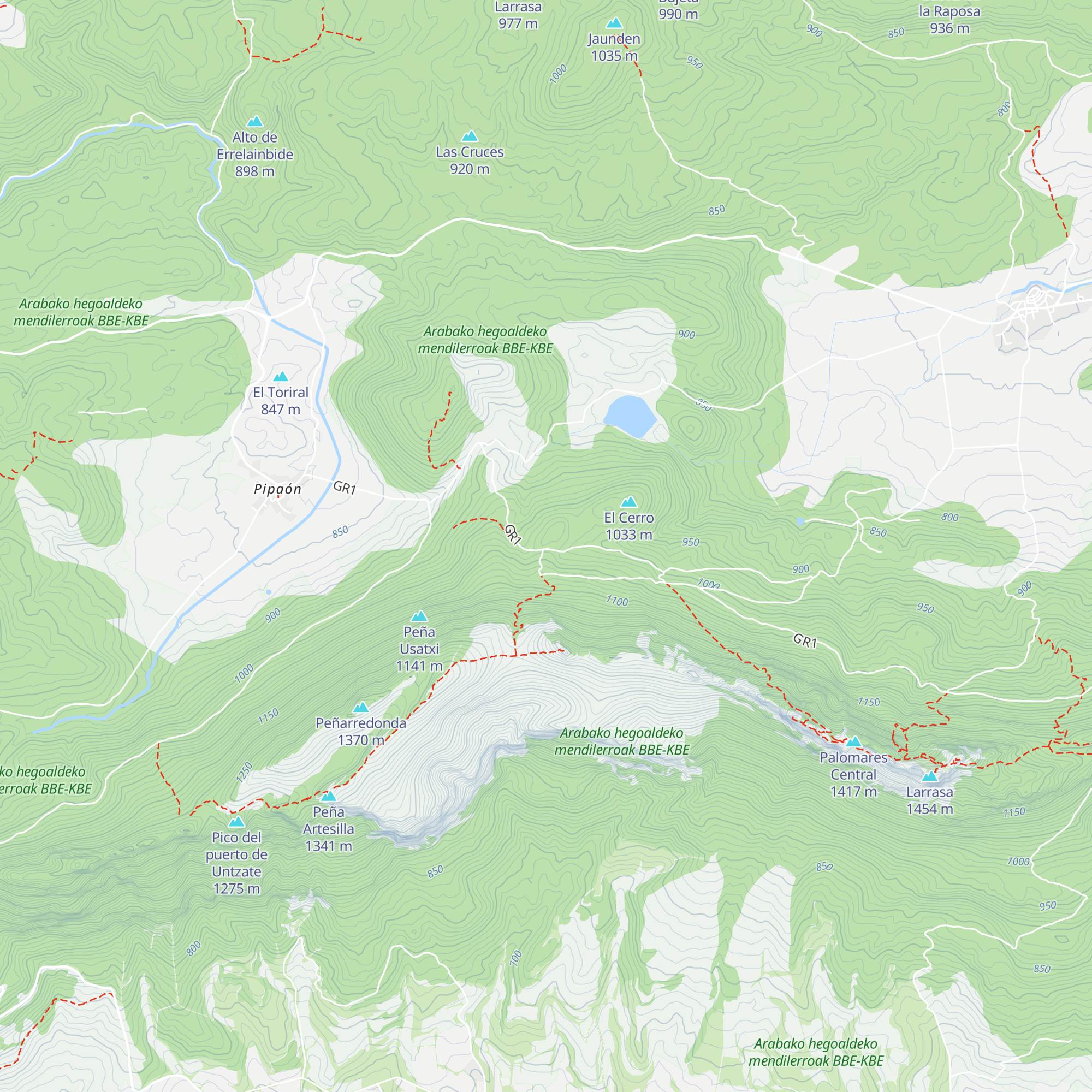 Refugio de El Estillar map