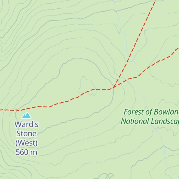 Map of Ward's Stone