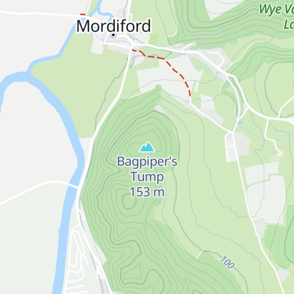 Map of Bagpiper's Tump