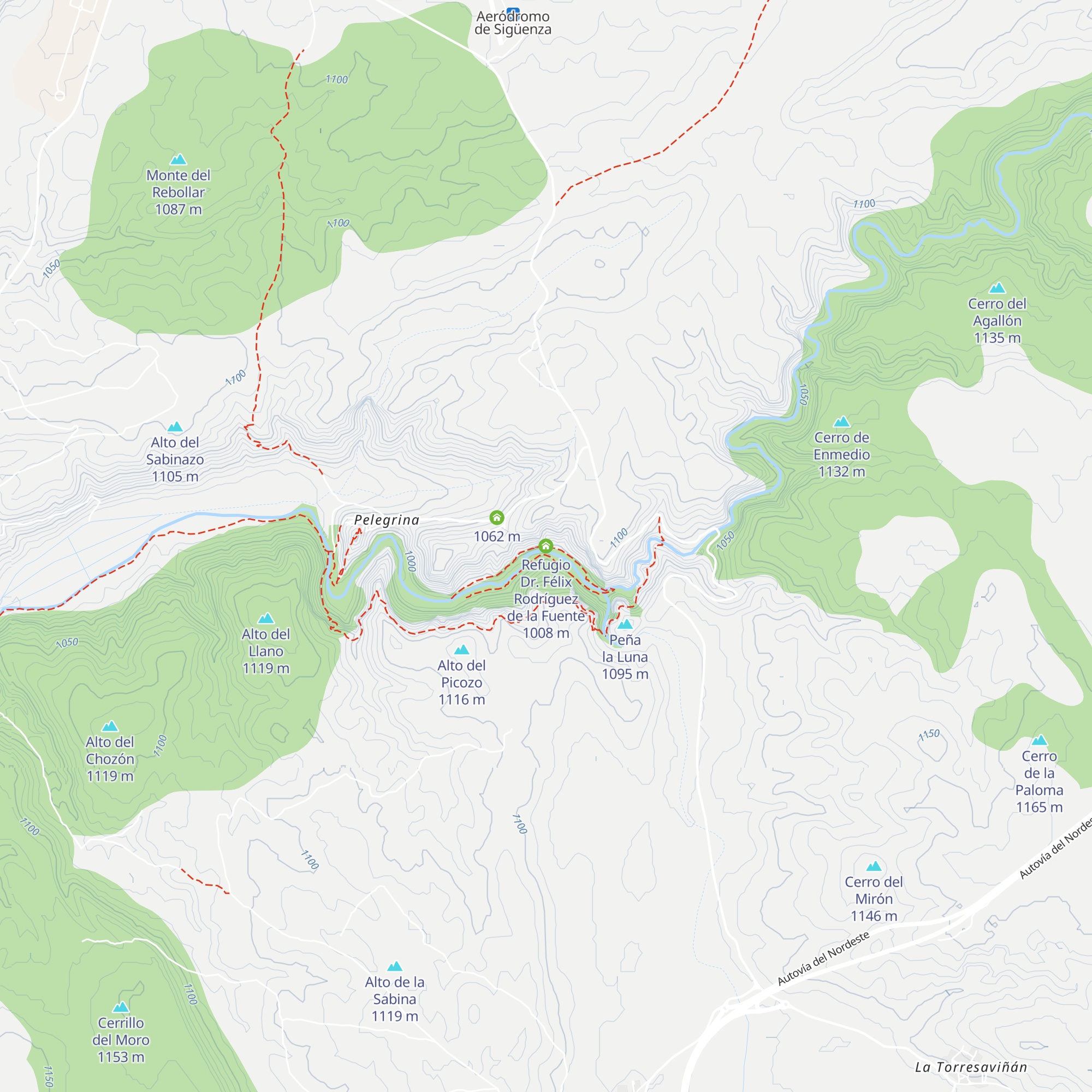 Refugio Dr. Félix Rodríguez de la Fuente map