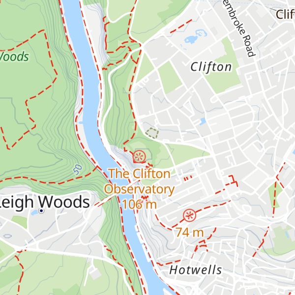 Map of Observatory Hill