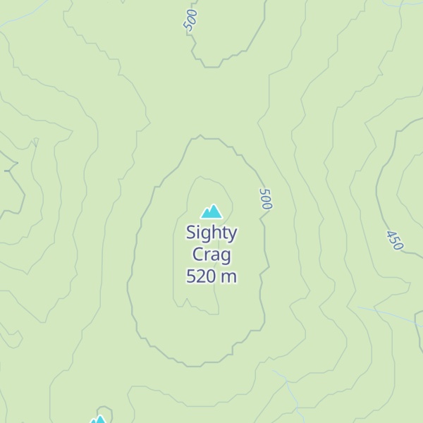 Map of Sighty Crag