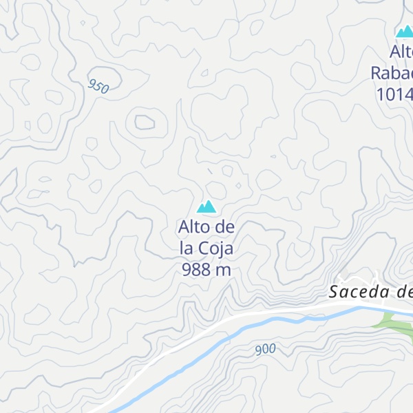 Map of Alto de la Coja