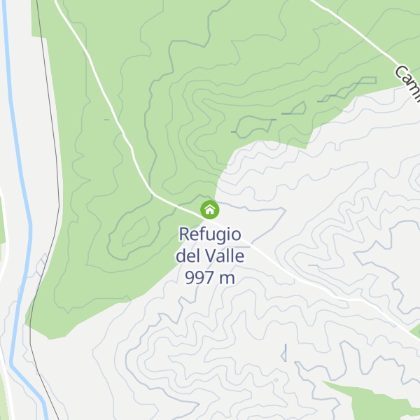 Map of Refugio del Valle