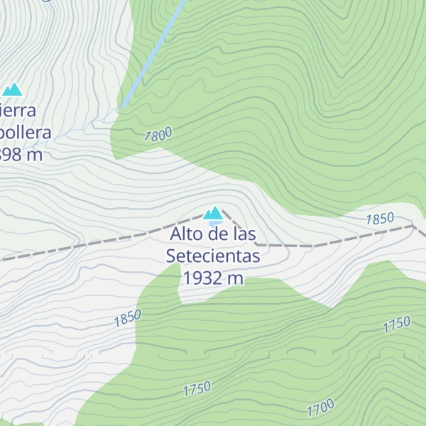 Map of Alto de las Setecientas