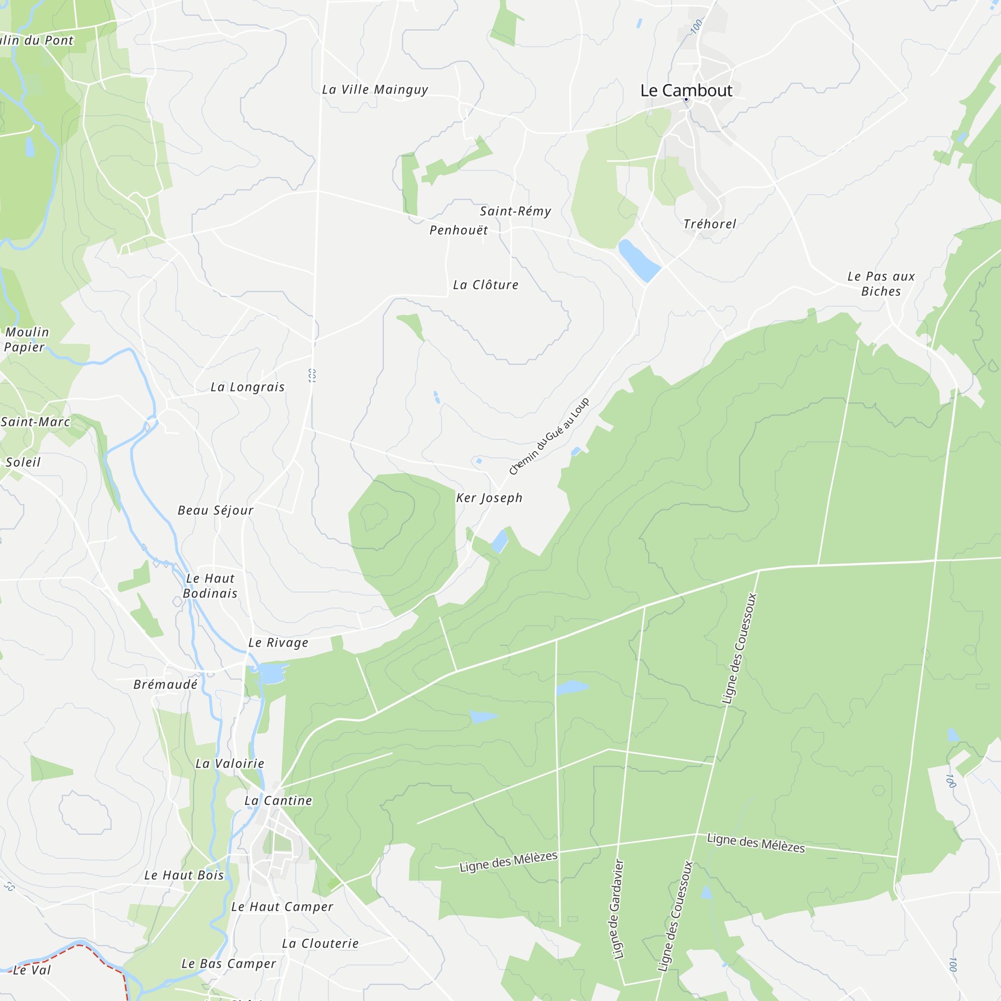 Cabane map