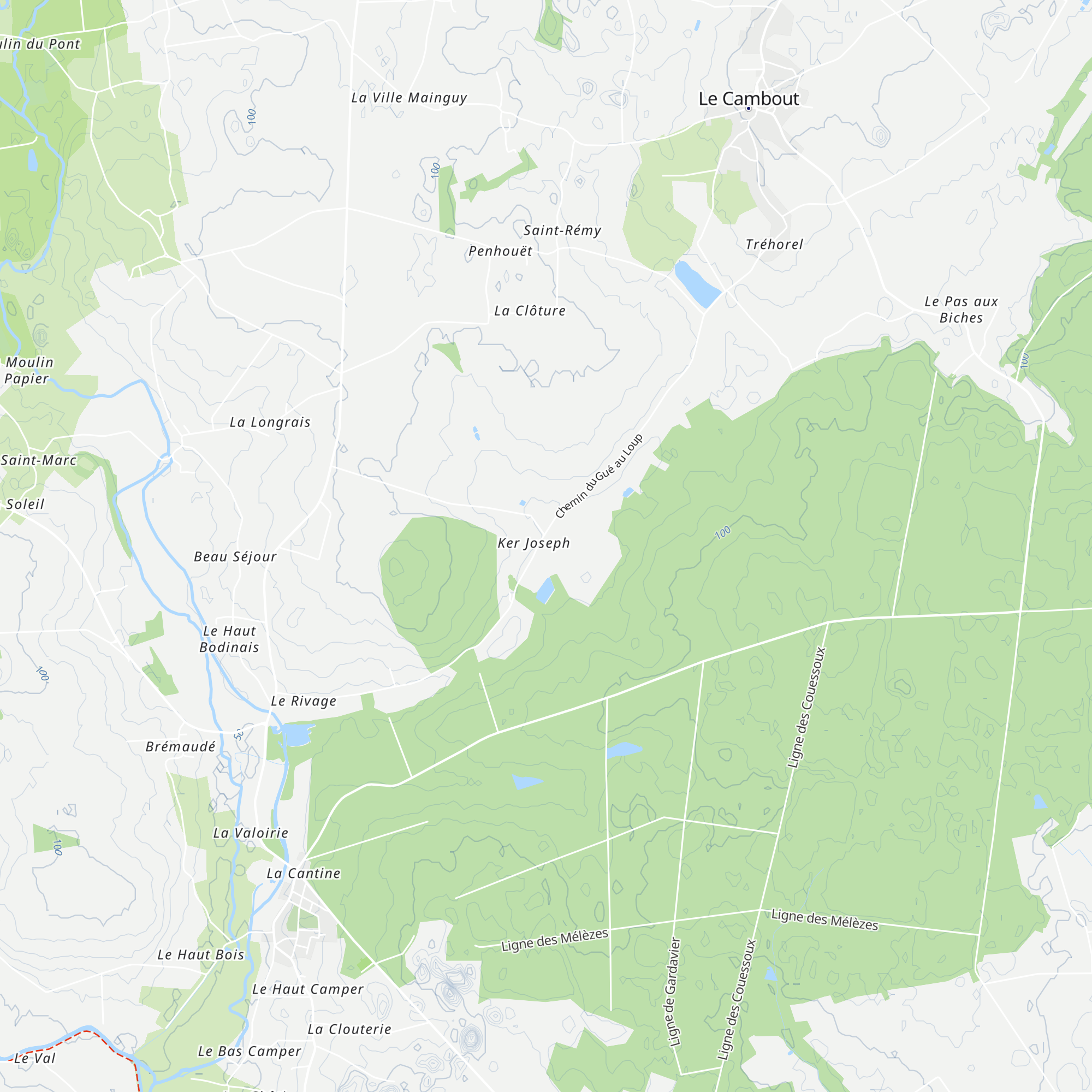 Cabane map