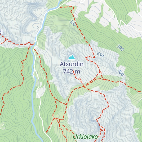 Map of Aitz Txiki