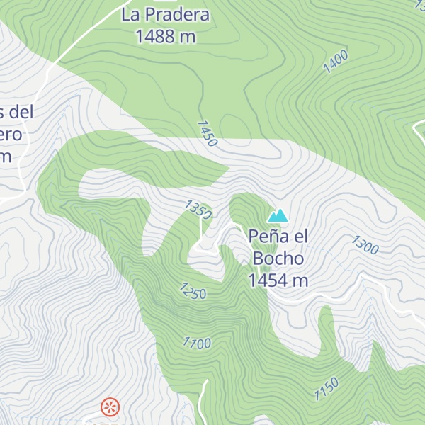 Map of Refugio crestería