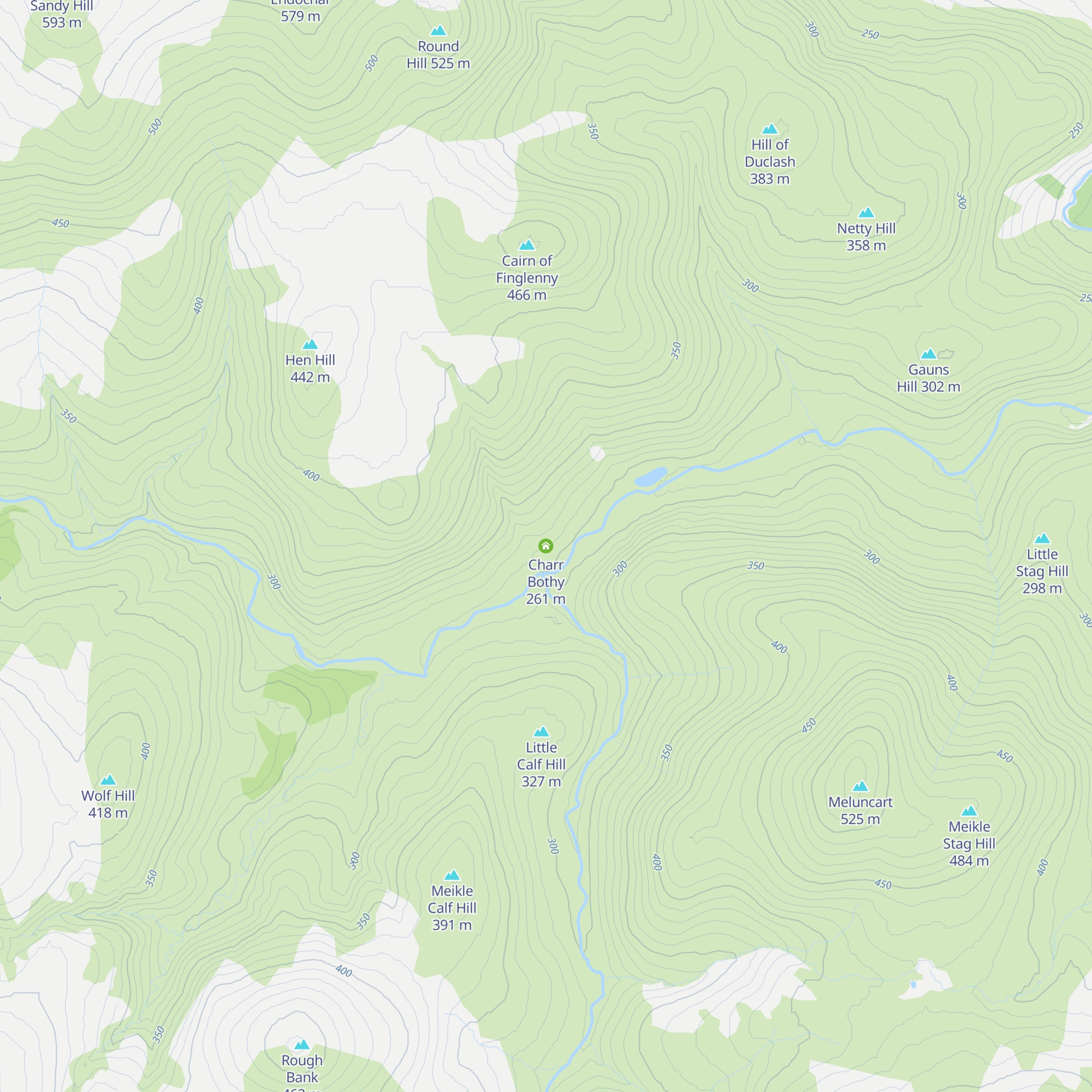 Charr Bothy map