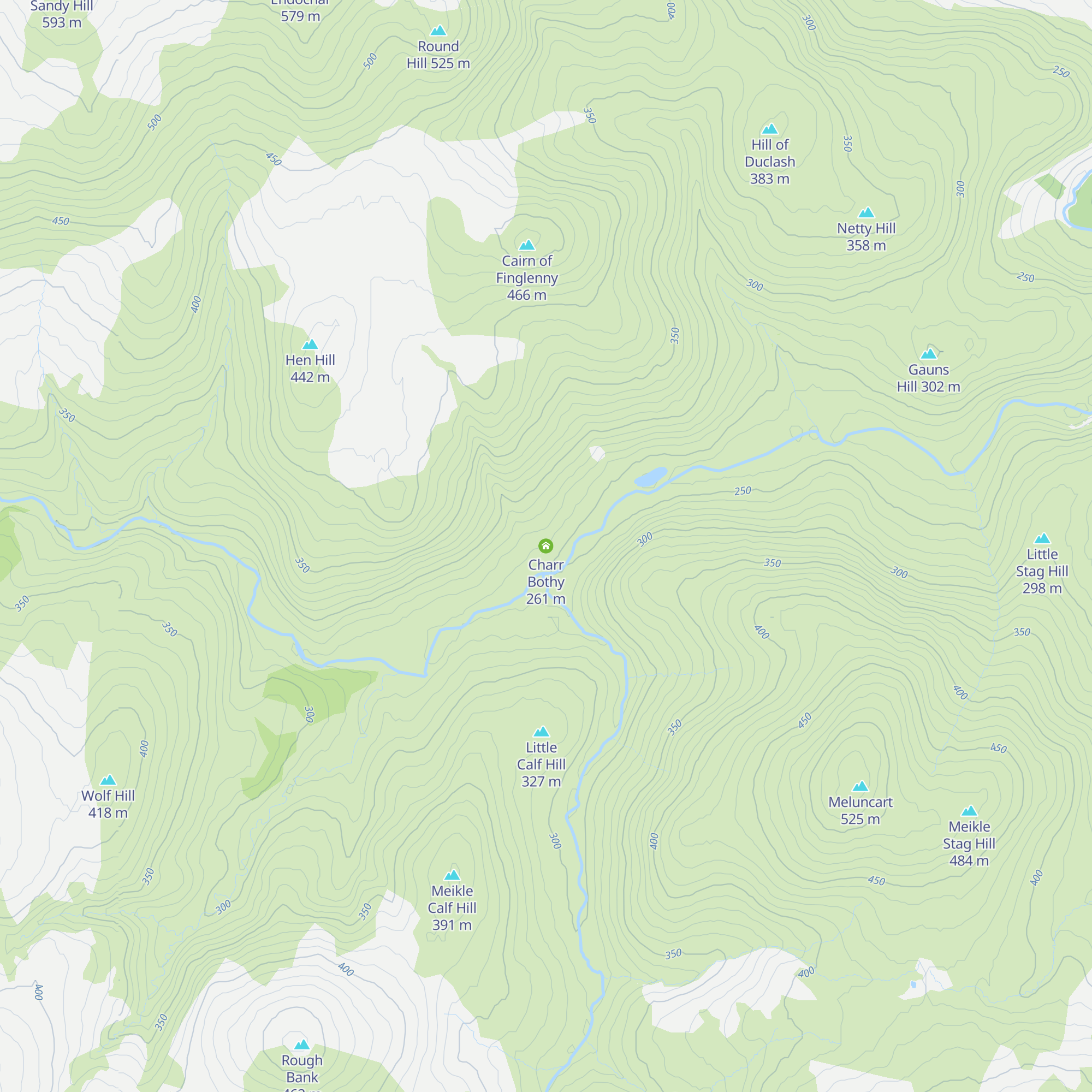Charr Bothy map