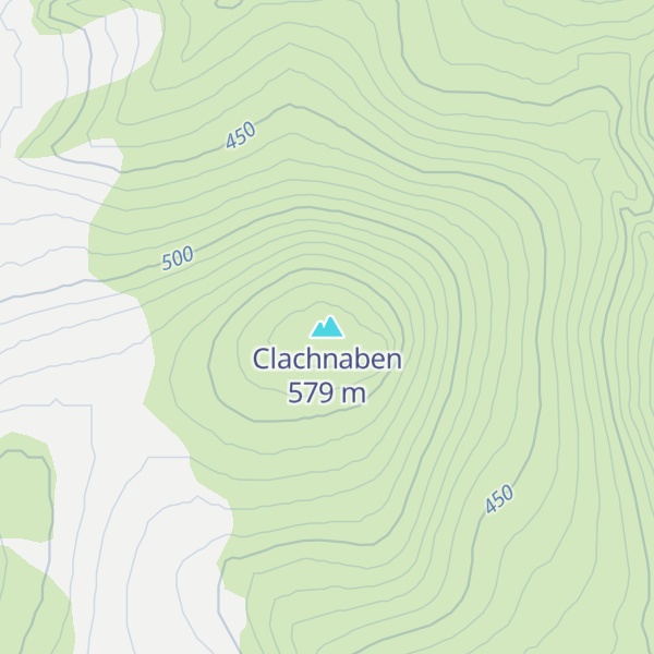 Map of Clachnaben