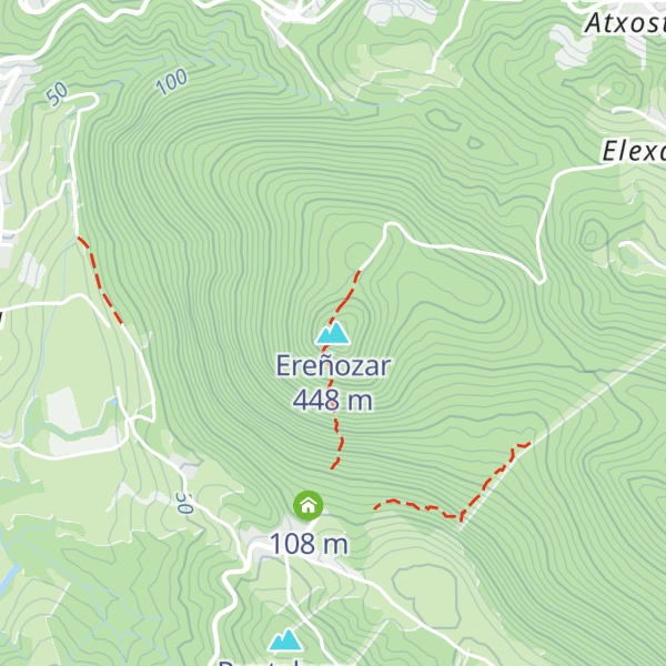 Map of Ereñozar