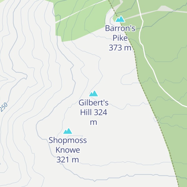 Map of Gilbert's Hill