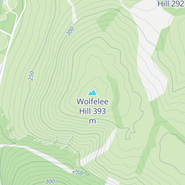 Map of Wolfelee Hill