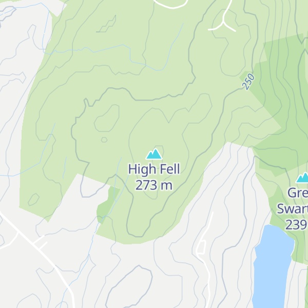 Map of High Fell