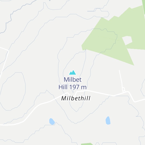 Map of Milbet Hill