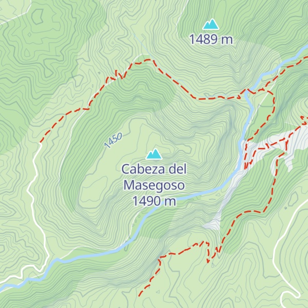 Map of Cabeza del Masegoso