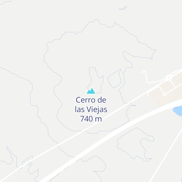 Map of Cerro de las Viejas