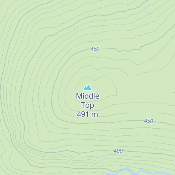 Map of Middle Top
