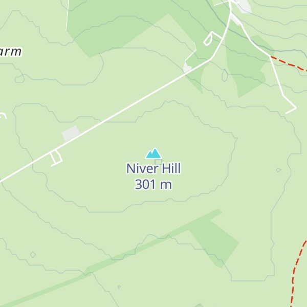 Map of Niver Hill