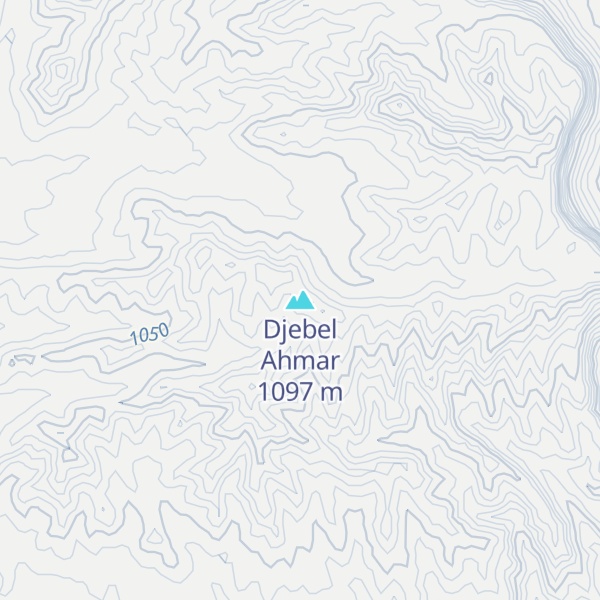 Map of Djebel Ahmar