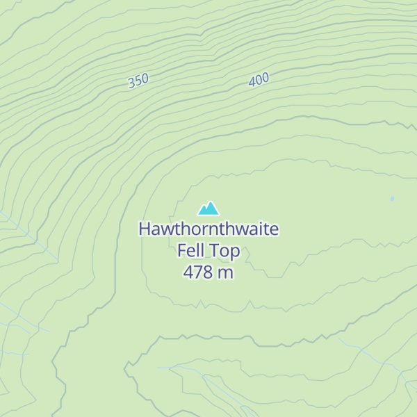 Map of Hawthornthwaite Fell Top