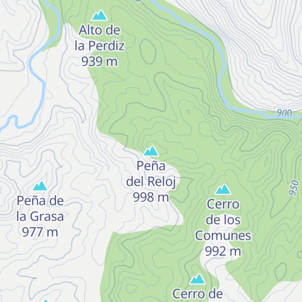 Map of Peña del Reloj