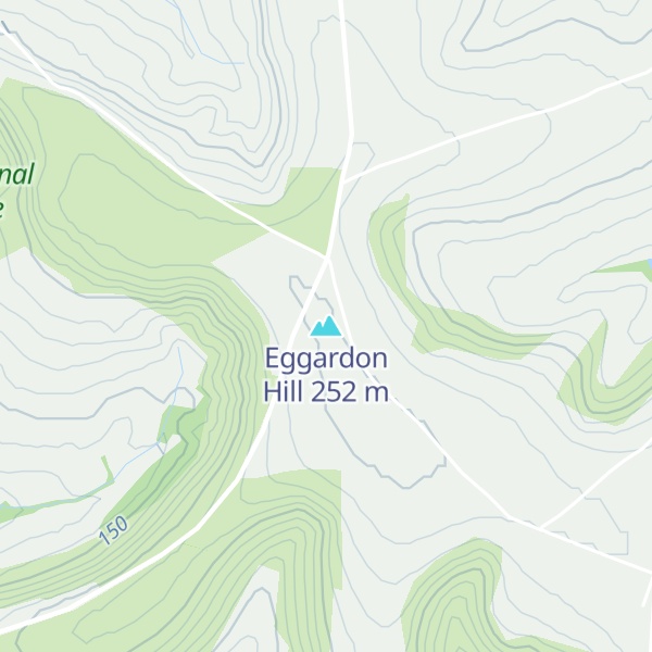 Map of Eggardon Hill