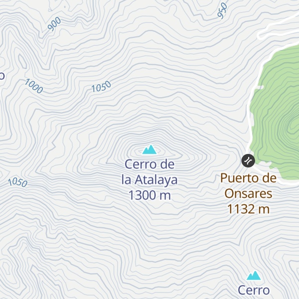 Map of Cerro de la Atalaya