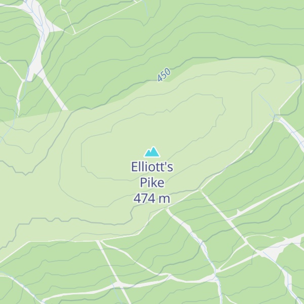 Map of Elliott's Pike