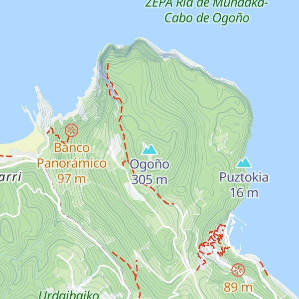 Map of Ogoño
