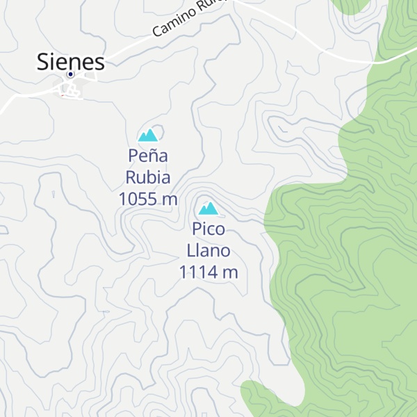 Map of Pico Llano
