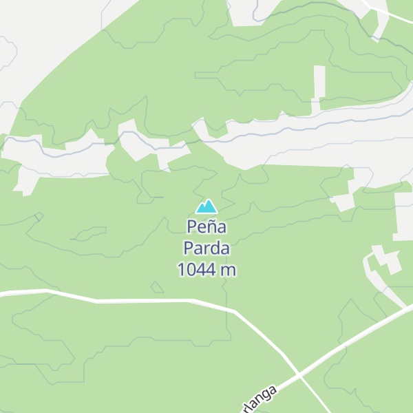 Map of Peña Parda