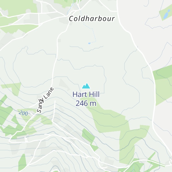 Map of Hart Hill
