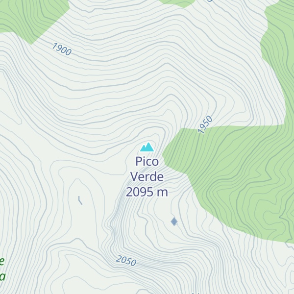 Map of Pico Verde