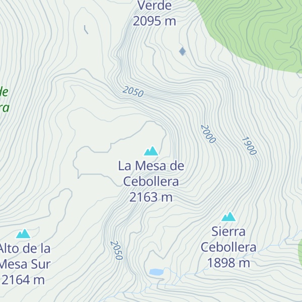 Map of La Mesa de Cebollera
