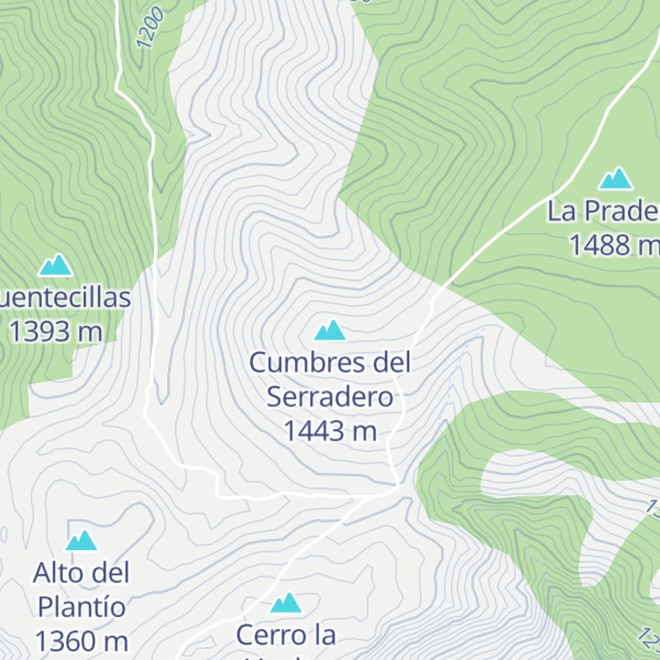 Map of Cumbres del Serradero