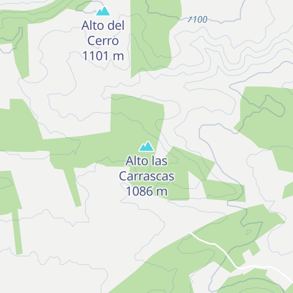 Map of Alto las Carrascas