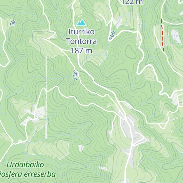 Map of Kalbario Mendia