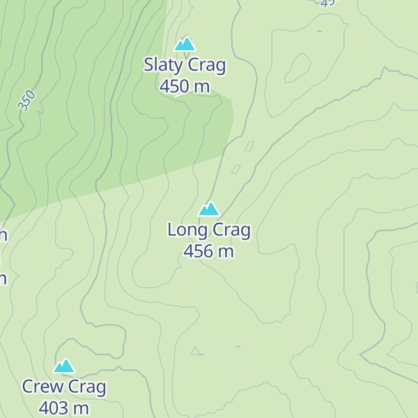 Map of Long Crag