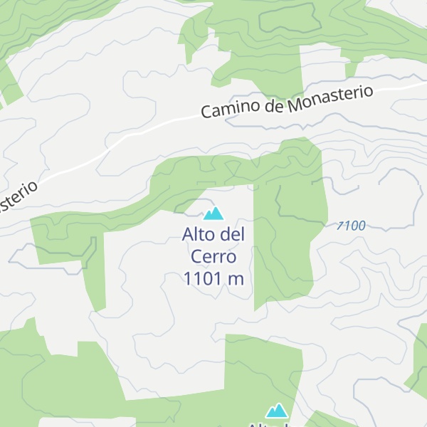 Map of Alto del Cerro