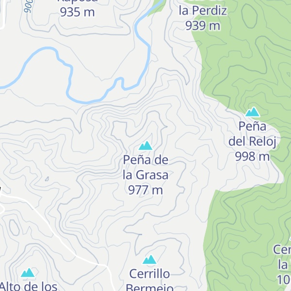 Map of Peña de la Grasa