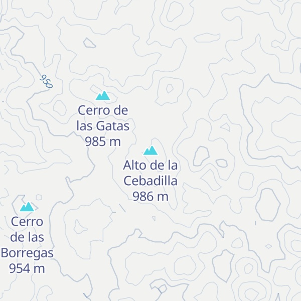 Map of Alto de la Cebadilla