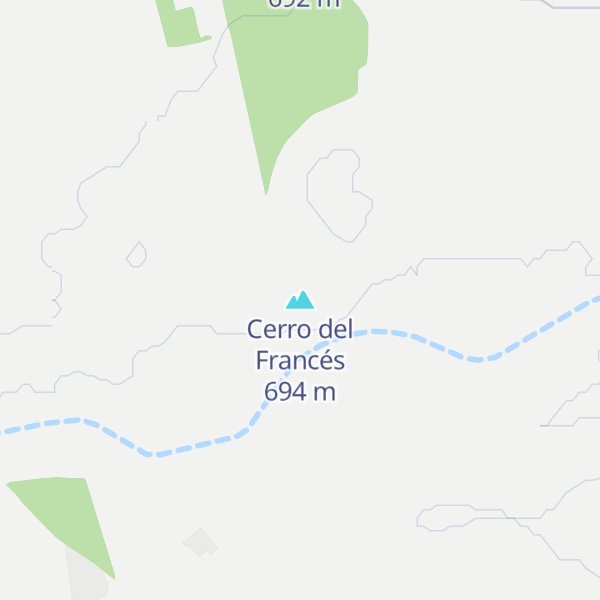 Map of Cerro del Francés
